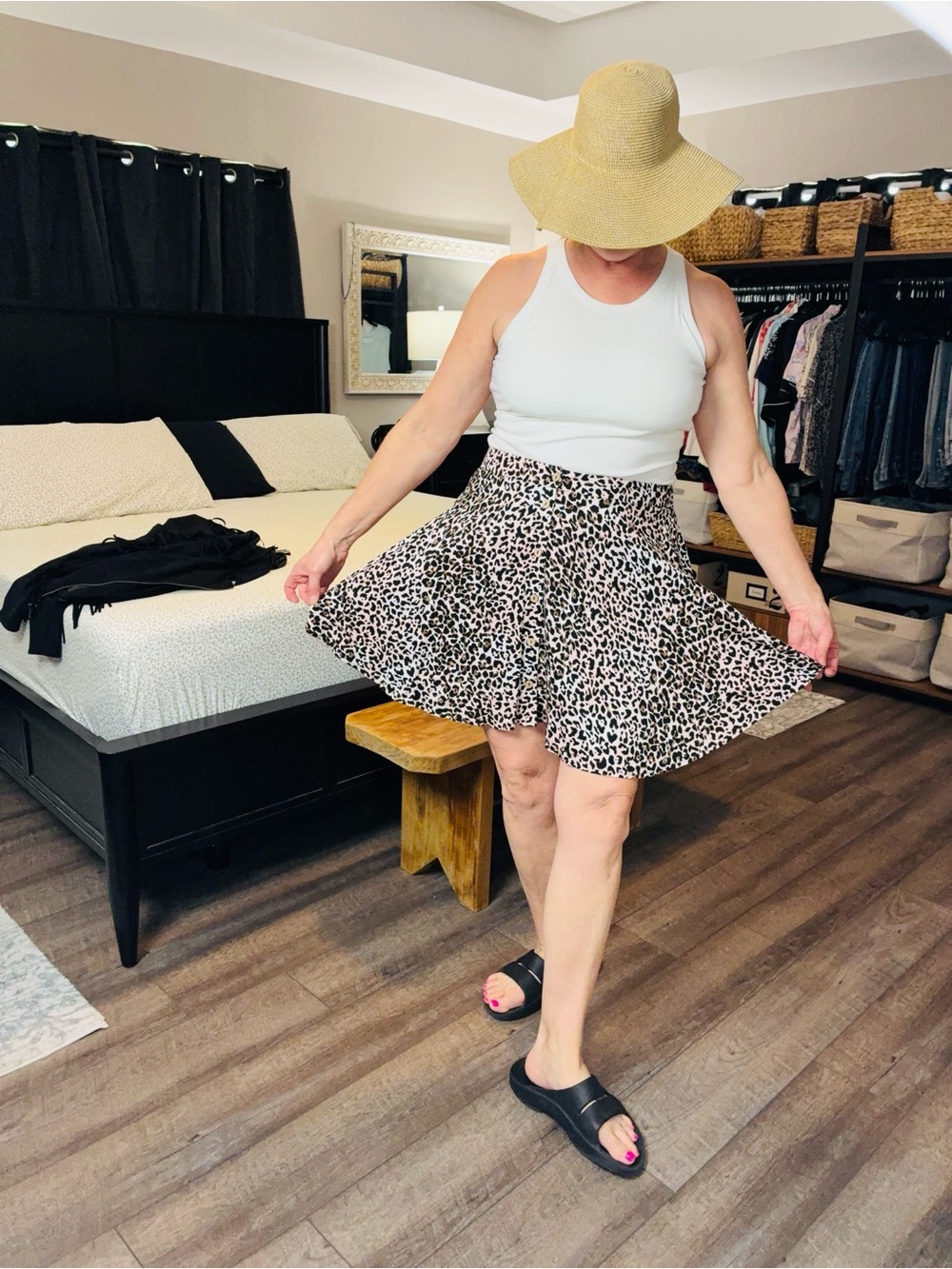 Maurices Leopard Print Flared Skirt - Women's Animal Print Skater Skirt XL